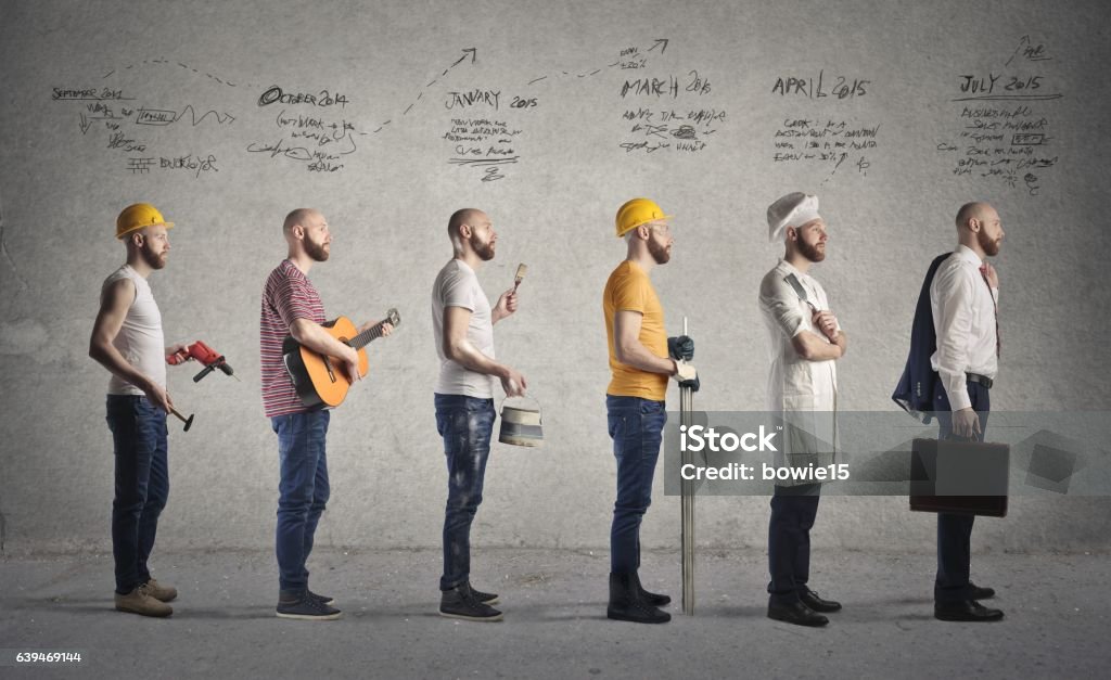 과거와 현재의 인기 직업 비교