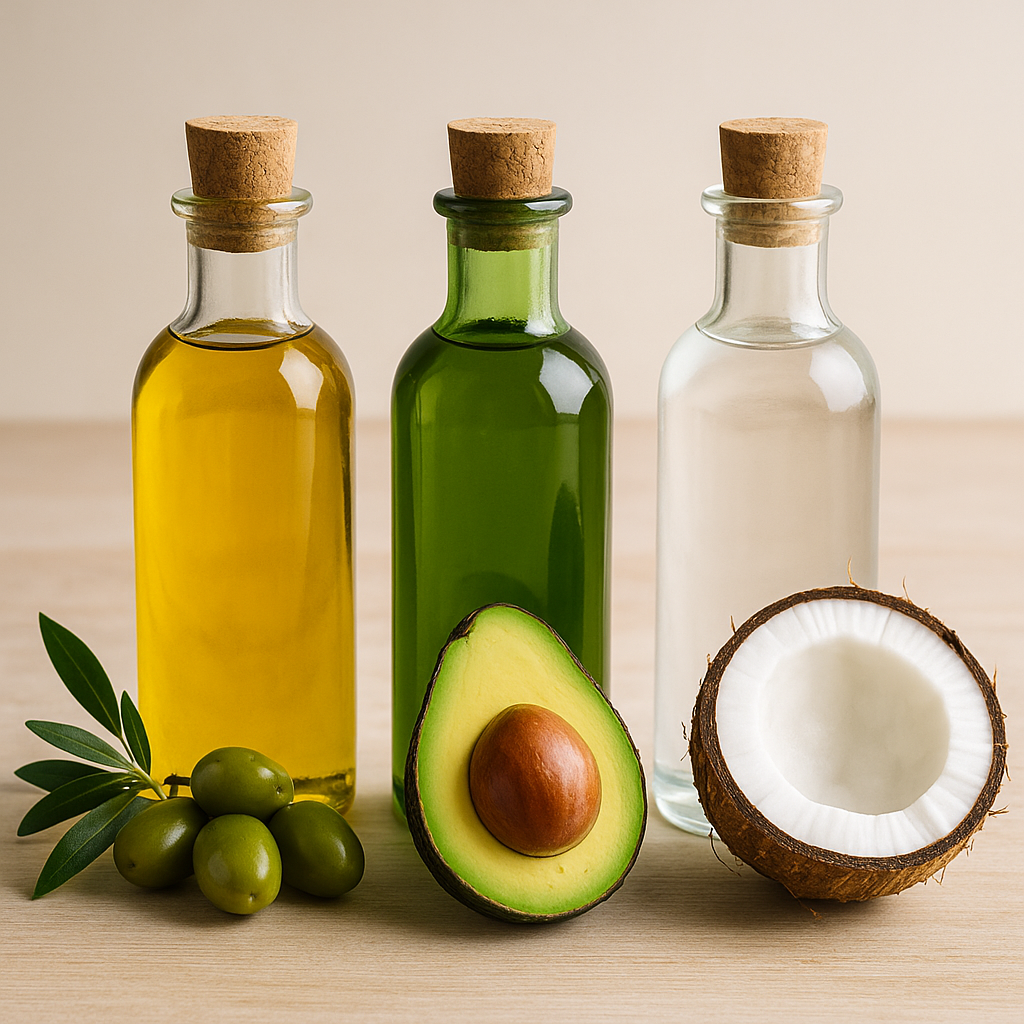 살빼기 할 때 건강한 식용유: 올리브유, 아보카도유, 코코넛 오일의 진실