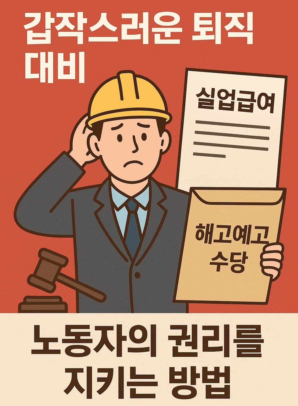 💼 갑작스러운 퇴직 대비: 해고예고수당과 실업급여, 노동자의 권리를 지키는 방법