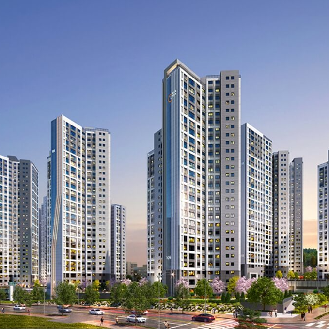 김포 북변 우미린 파크리브 아파트