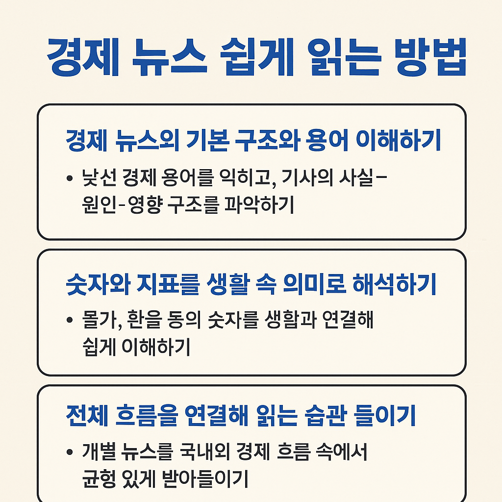 경제뉴스쉽게읽는방법