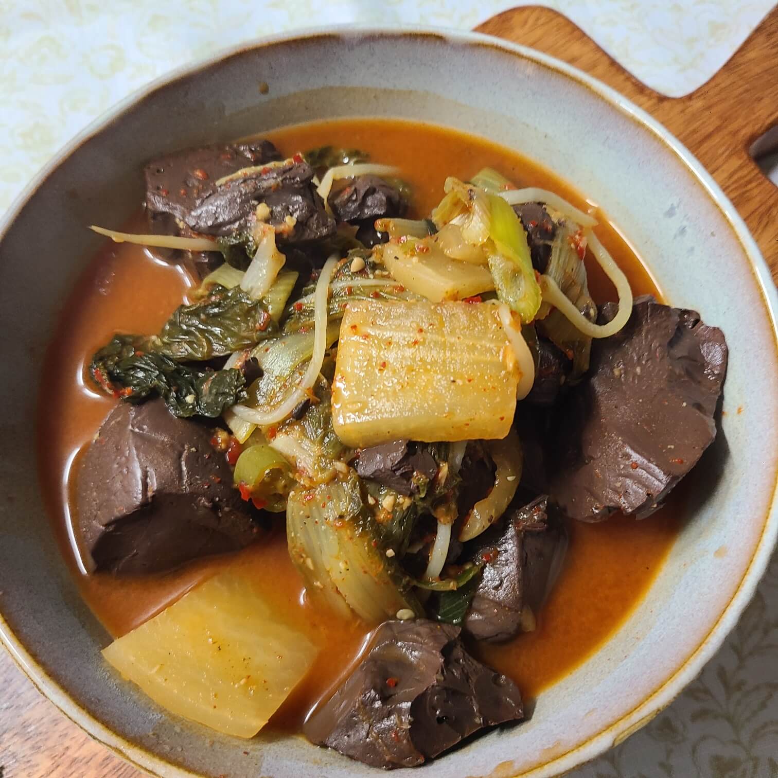 선지해장국레시피