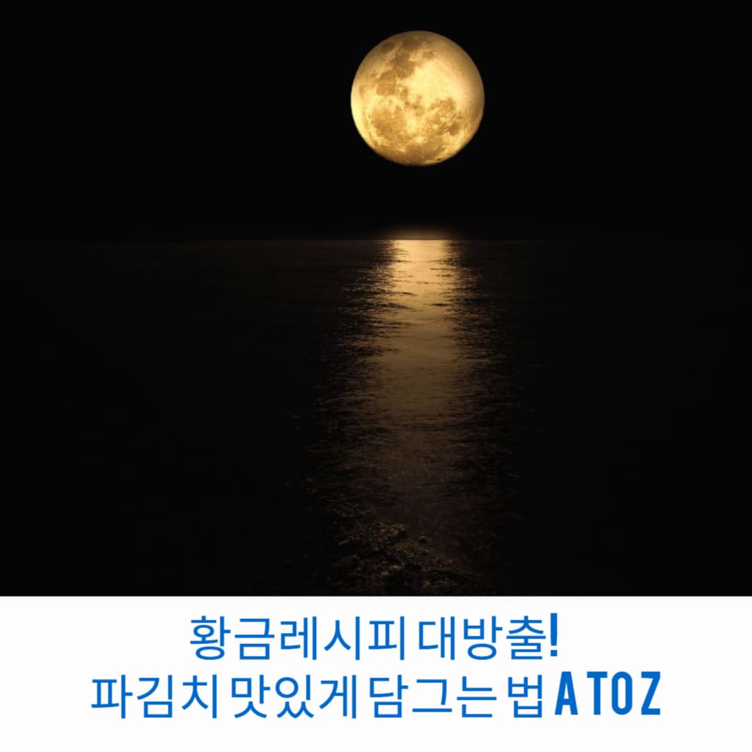 황금레시피-대방출-파김치-맛있게-담그는-법-A-to-Z-썸네일