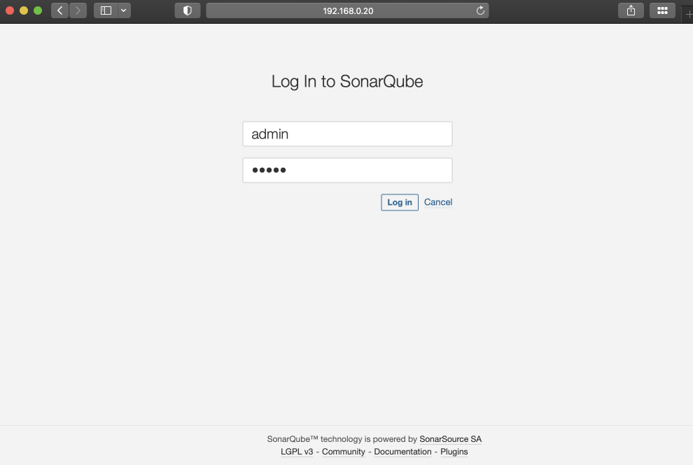 5. SonarQube 구동