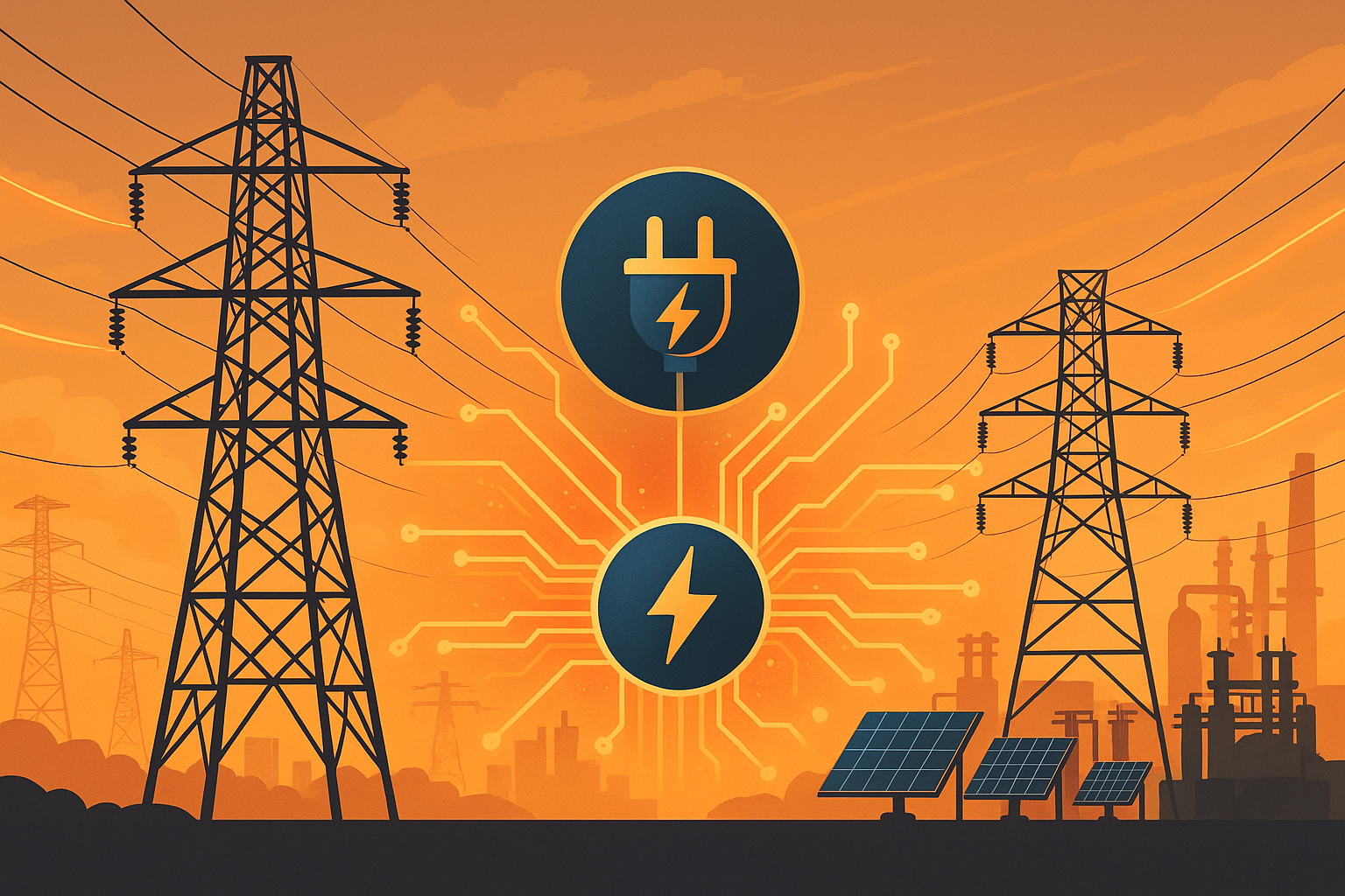 전력 설비에 대한 이미지