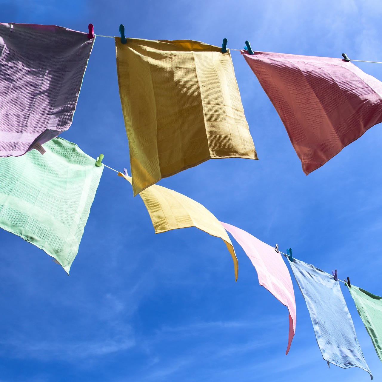 빨래 말리는 방법 이미지