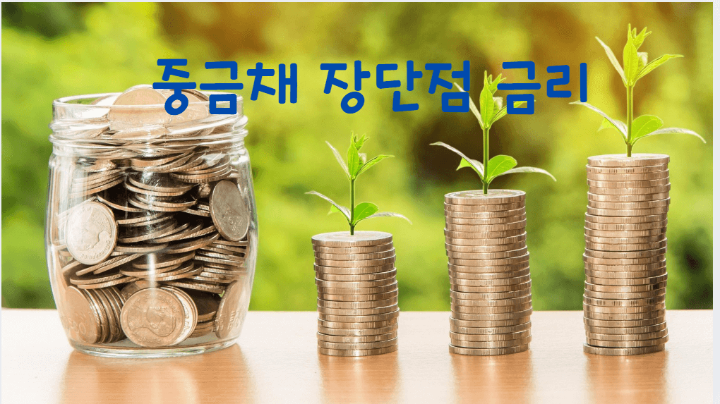 중금채 장단점