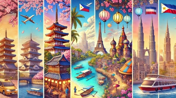 5박6일 해외여행지 추천 Top5