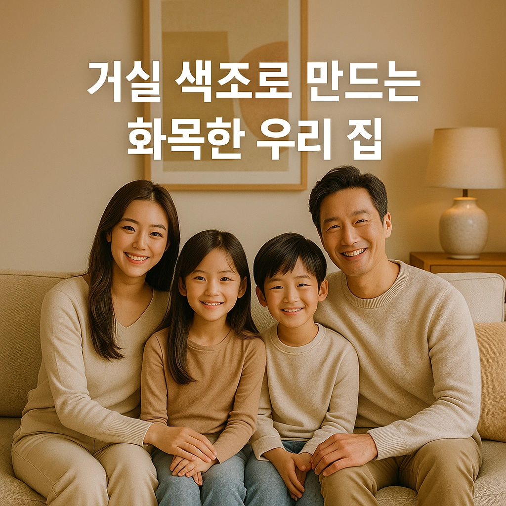 거실 인테리어 색상이 가족 소통에 미치는 효과