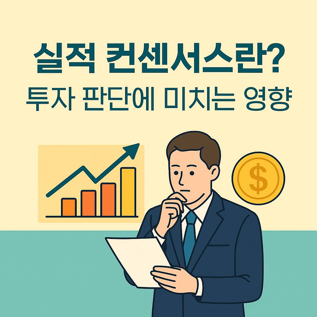 실적 컨센서스란? 투자 판단에 미치는 영향