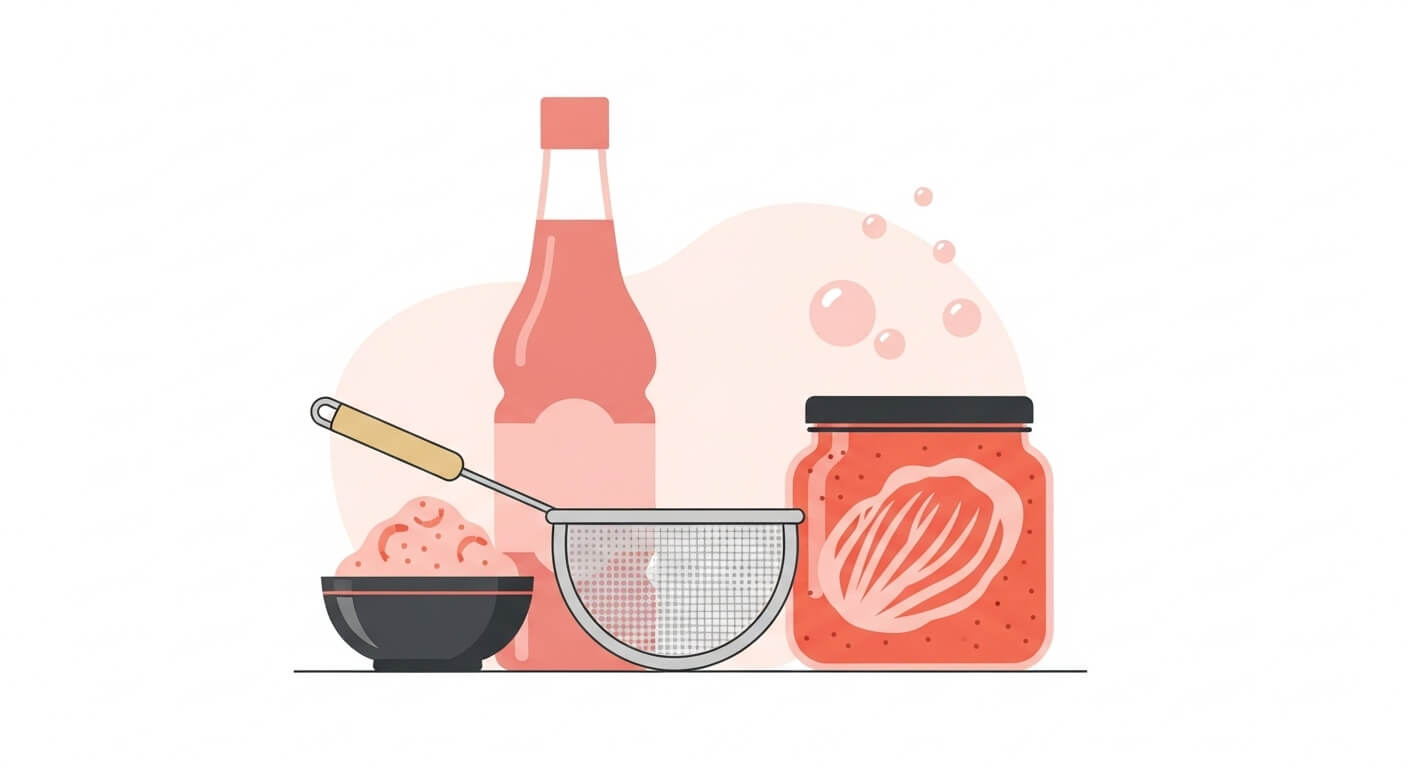 새우젓: 감칠맛과 발효력을 책임지는 재료