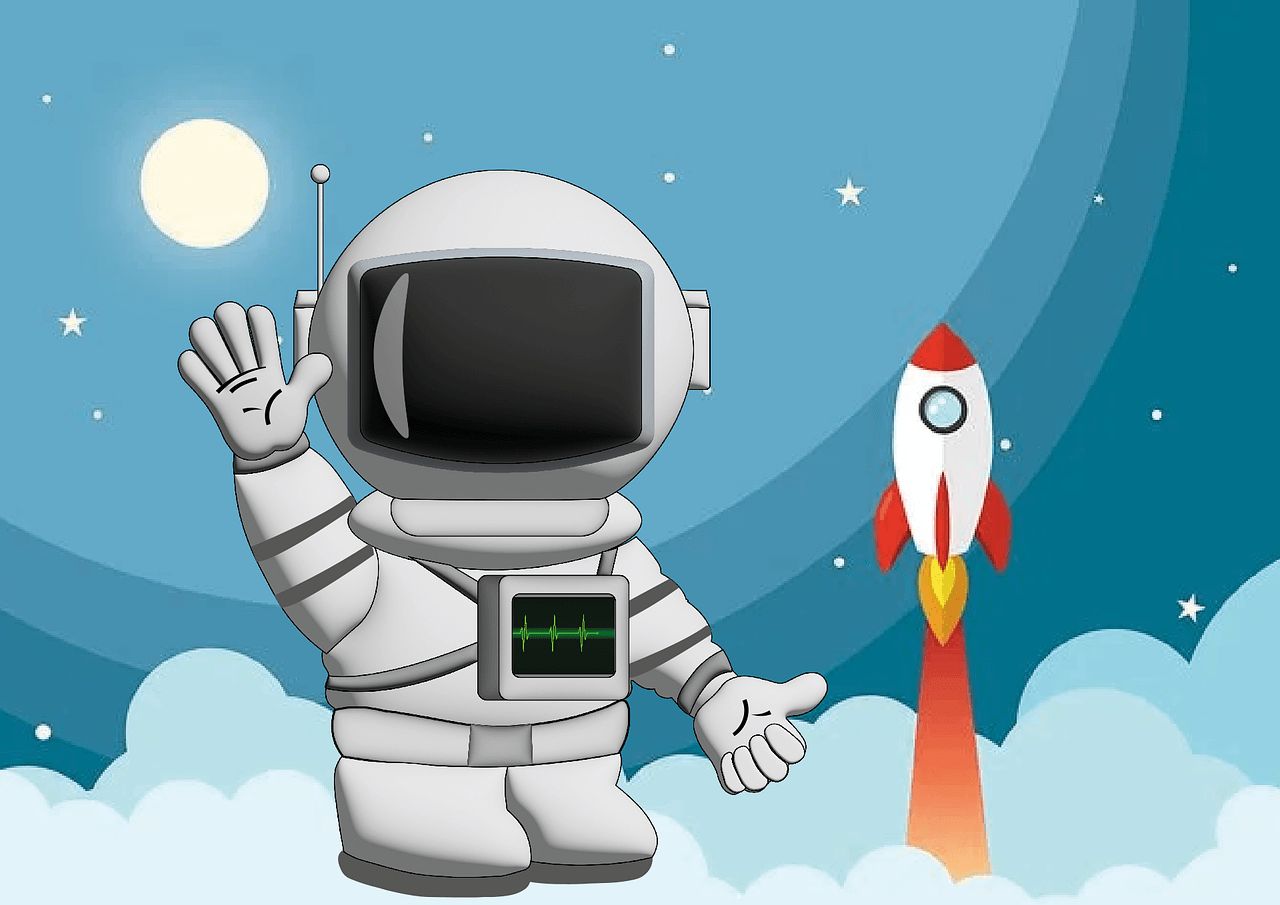 우주인 관련 그림