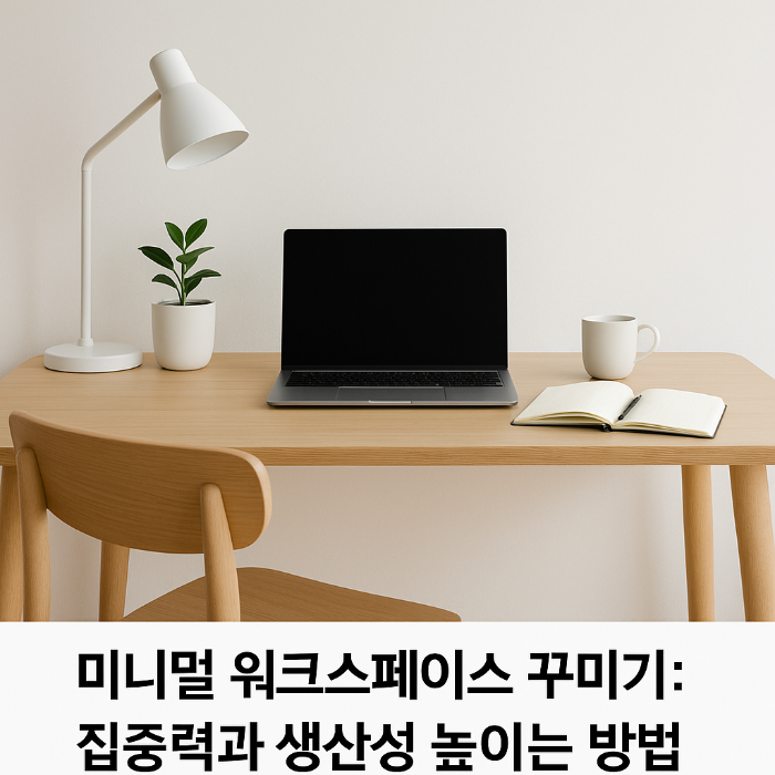 미니멀 워크스페이스 꾸미기: 집중력과 생산성 높이는 방법