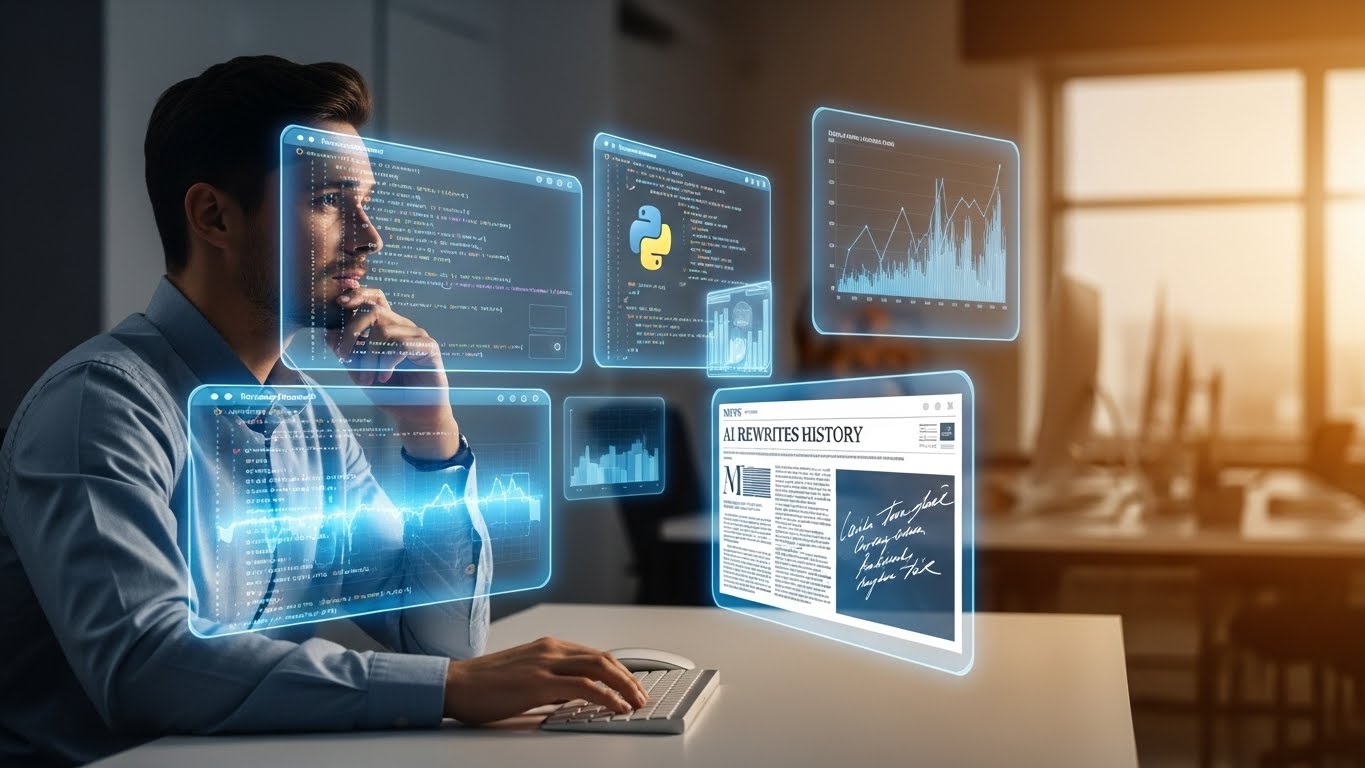 AI가 기사 쓰는 시대, 이제 기자/개발자는 뭘 해야 하나? - LLM 혁명 생존 가이드