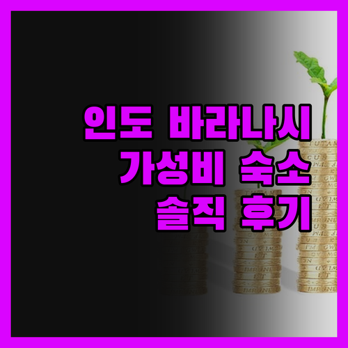바라나시 '키란 팰리스', 가성비 끝
