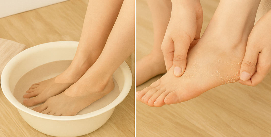 발뒤꿈치 각질 제거