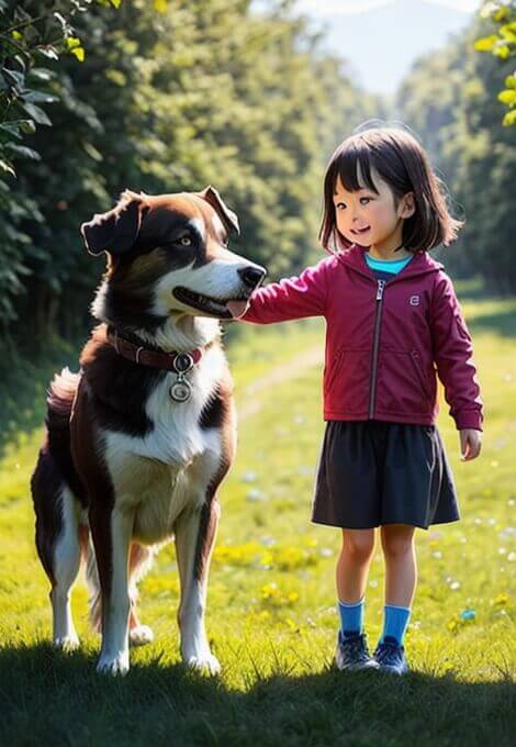 아이와 강아지 1