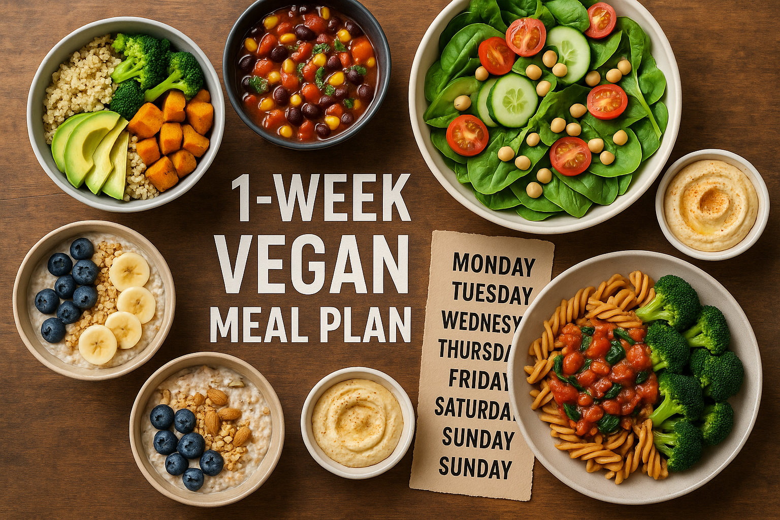 비건 식단 맛있게 시작하는 1주일 플랜