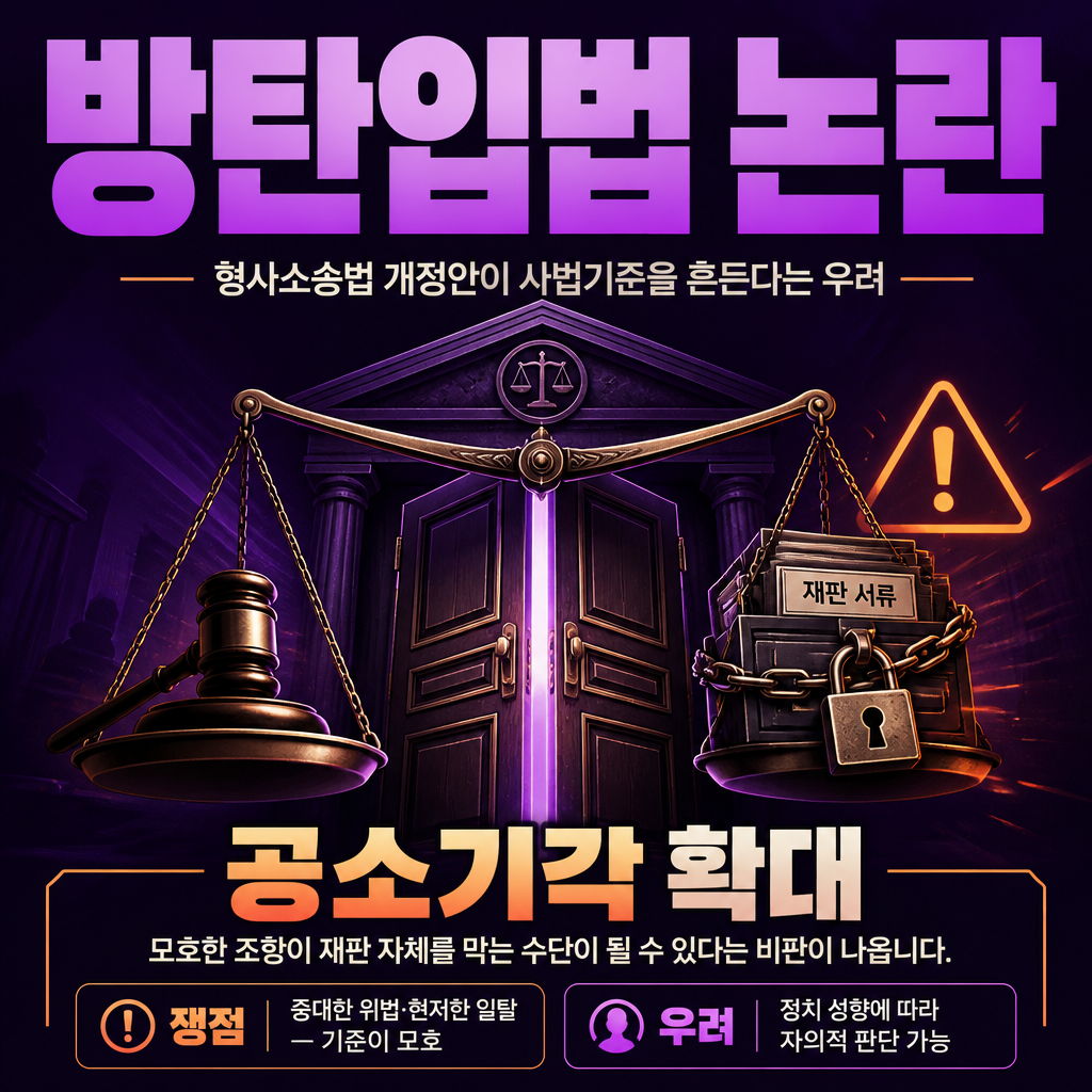 방탄입법 논란
