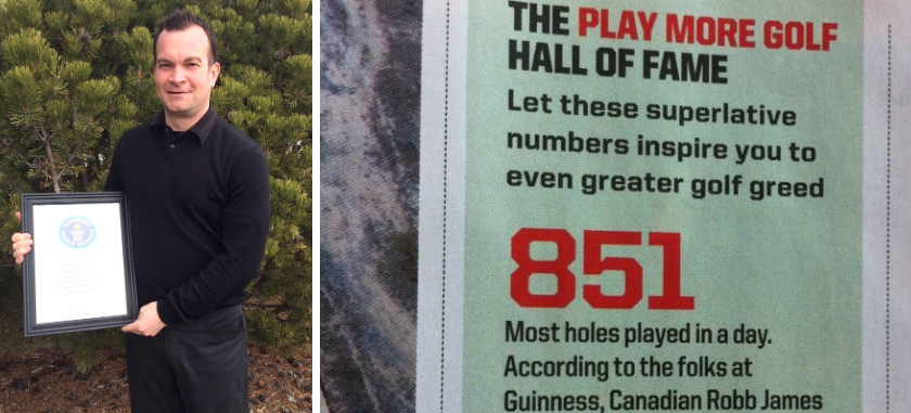 하루에 플레이 한 최다 홀 개수