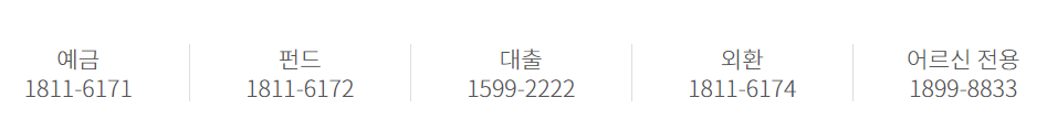 하나은행-고객센터-전화번호