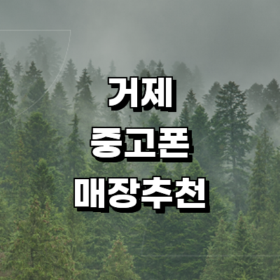 거제시 중고폰