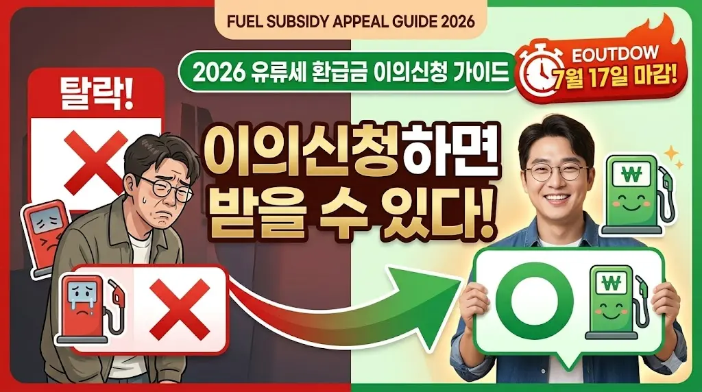 고유가 피해지원금 탈락 이의신청 방법 2026 맞벌이 소득감소 실직 폐업 구제 케이스 5가지