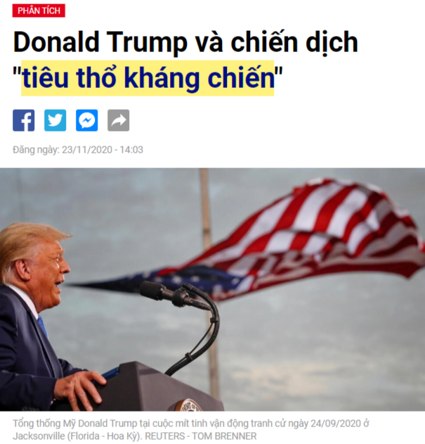 "띠에우 토 캉 찌엔"을 인용한 뉴스 제목