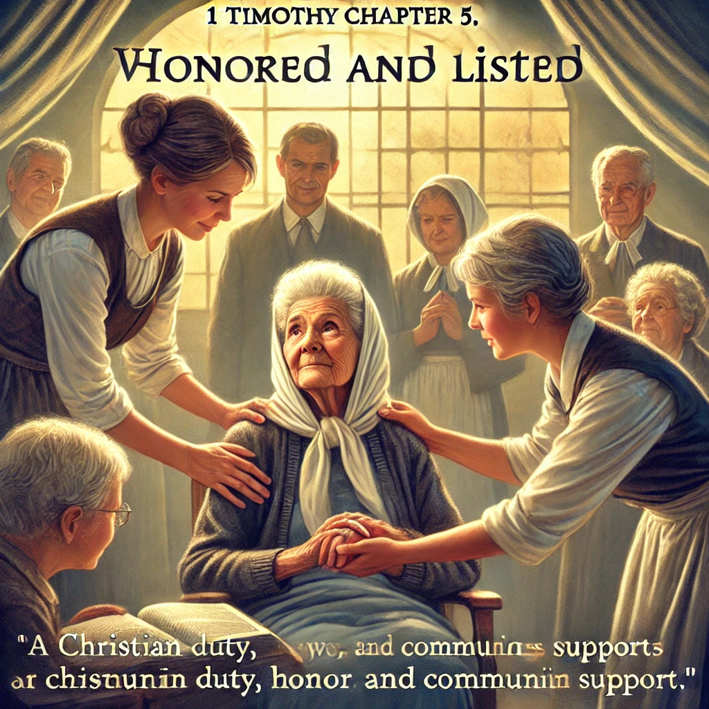 존대할 과부, 명부에 올릴 과부