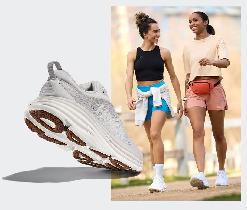 호카 본디8 운동화 여성 착용컷