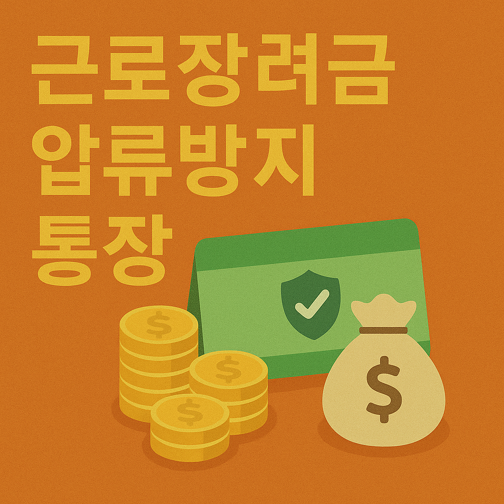 근로장려금 압류방지 통장