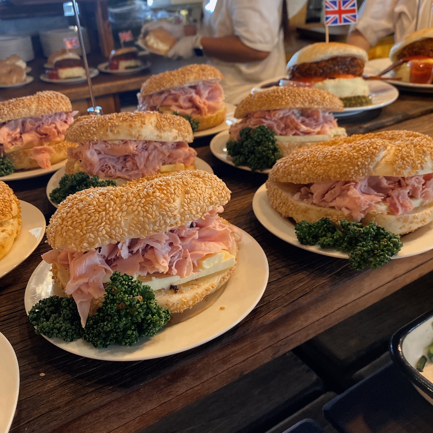 제주 구좌읍 동복리 동복마을 빵지순례 성지 런던베이글뮤지엄 제주 쪽파베이글 잠봉뵈르 샌드위치 베이글