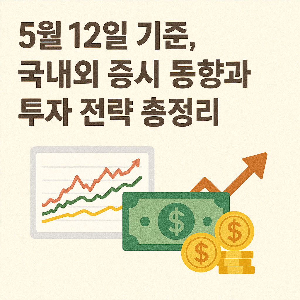 5월 12일 기준, 국내외 증시 동향과 투자 전략 총정리