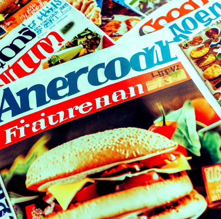 미국의 식품 전문 잡지(made by Bing)