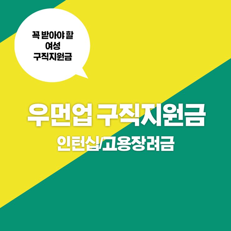 우먼업 구직지원금