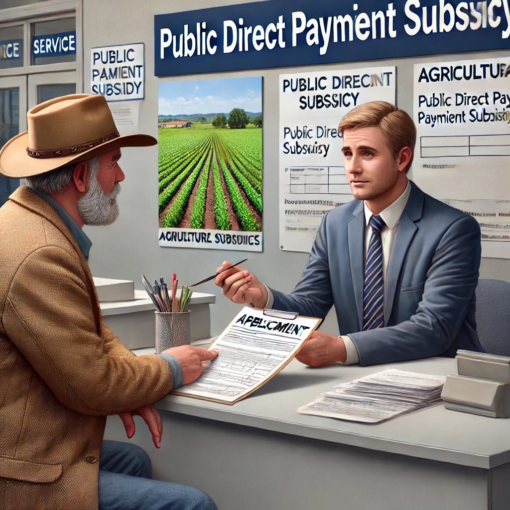 직불금 신청 관련 사진