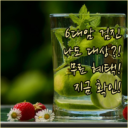 국민건강보험 6대 암검진 대상과 비용..