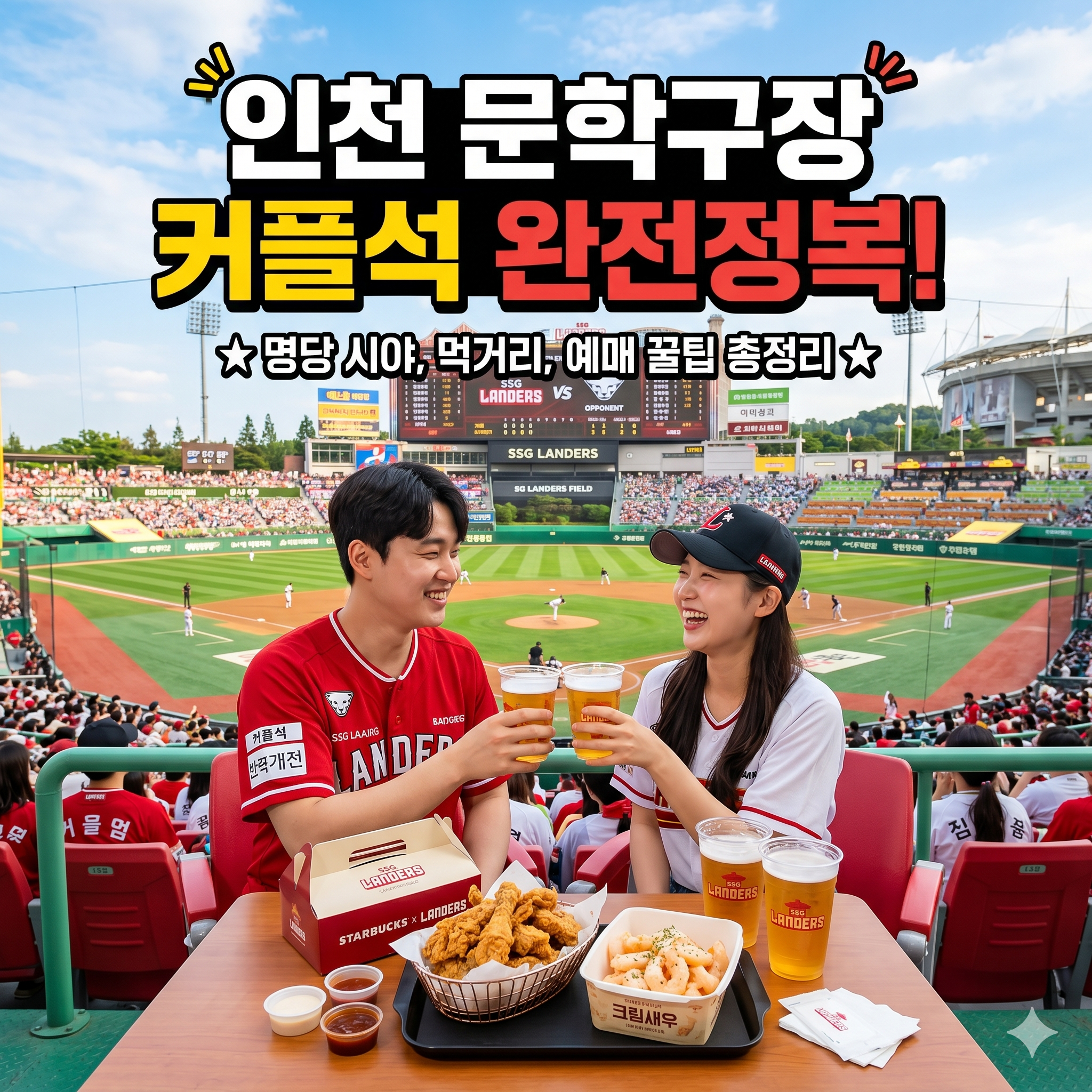 인천 SSG 랜더스필드 커플석 완벽 가이드: 예매 방법부터 명당 좌석 선택까지