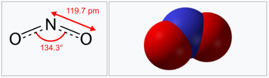 이산화질소 분자모형