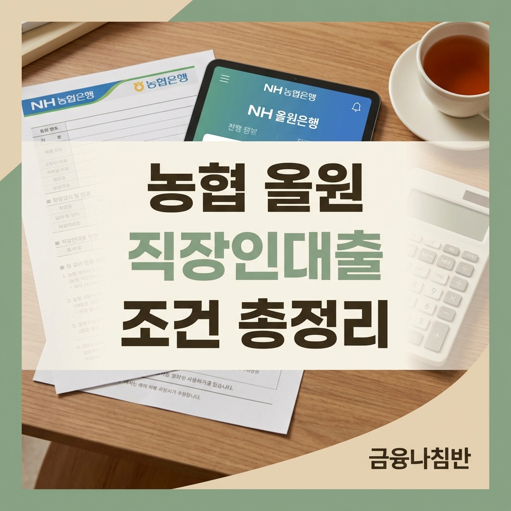 농협 올원 직장인대출 조건 01