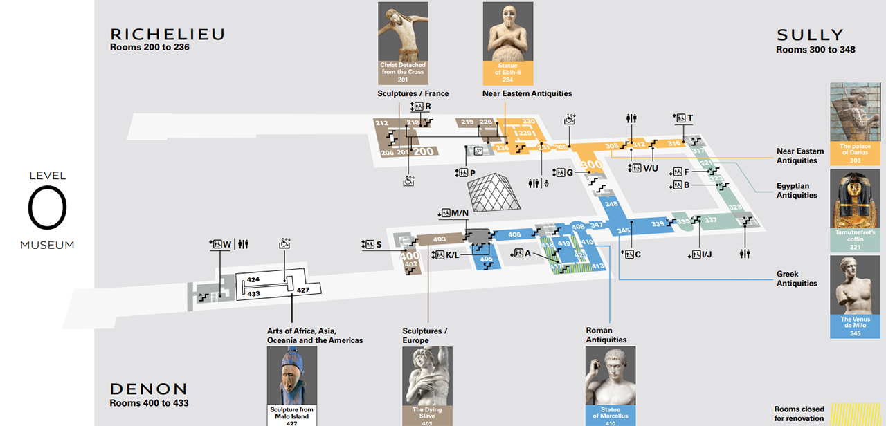 루브르 박물관 0층