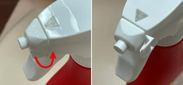 홈스타 맥스프레쉬 잠금장치 풀고 잠그는 방법 설명 이미지