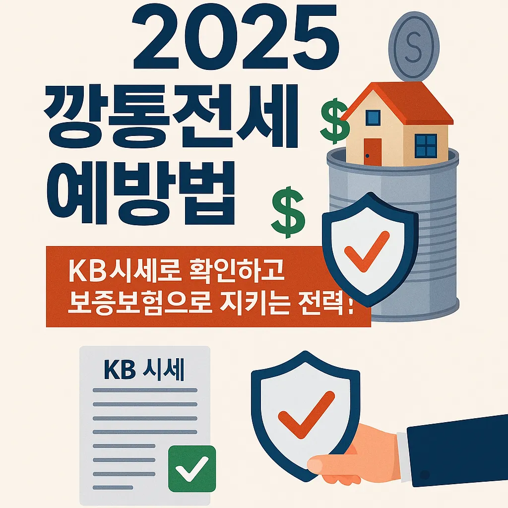 2025 깡통전세 예방법 총정리 - KB시세 확인부터 전세보증보험 가입까지
