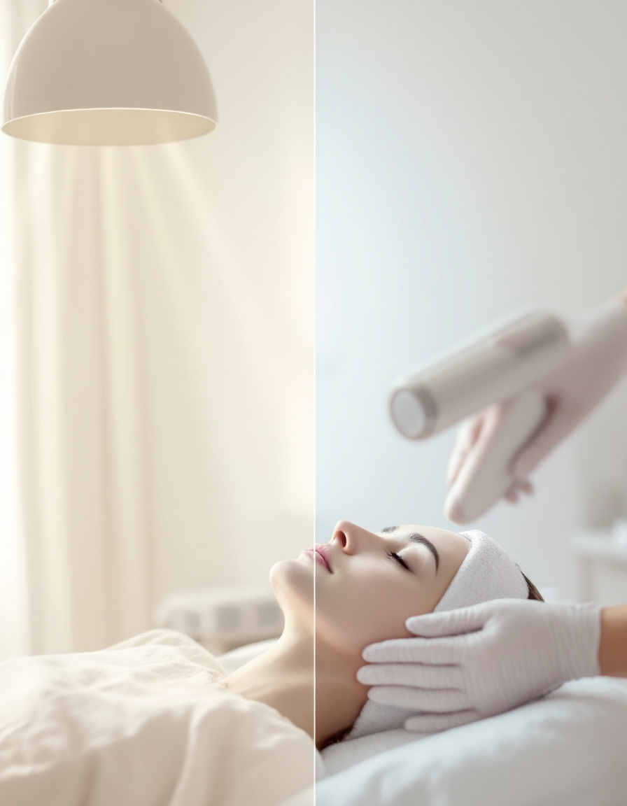 피부미용 빛과 물