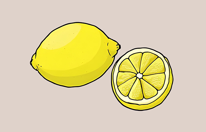 깔끔하고-먹음직스러운-레몬