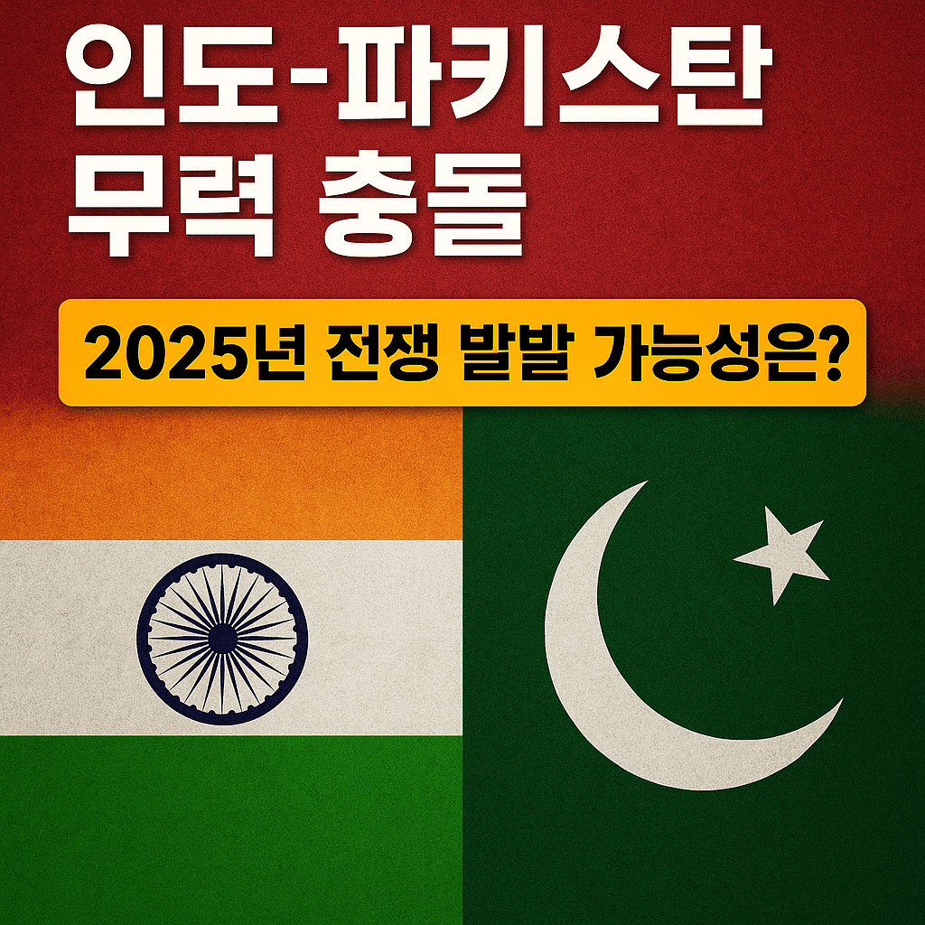 인도-파키스탄 무력 충돌, 2025년 전쟁 발발 가능성은?
