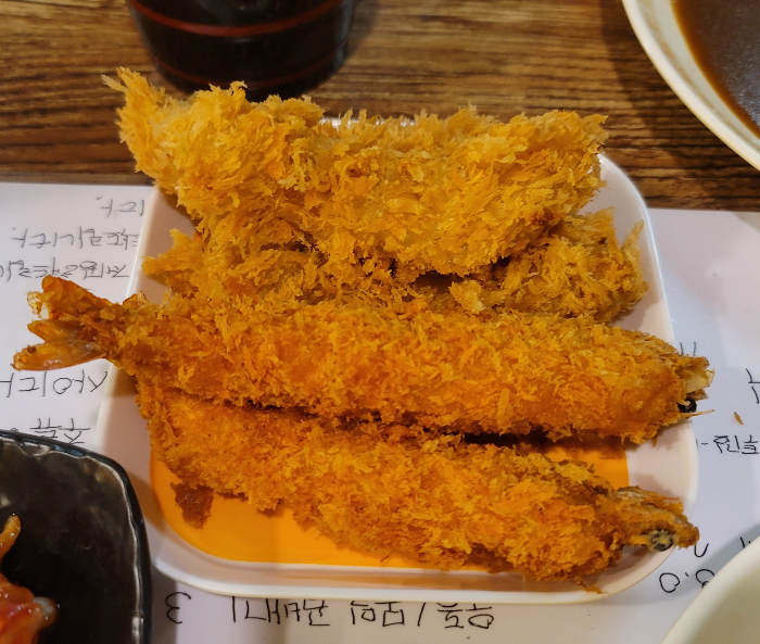 새우&생선 튀김 토핑