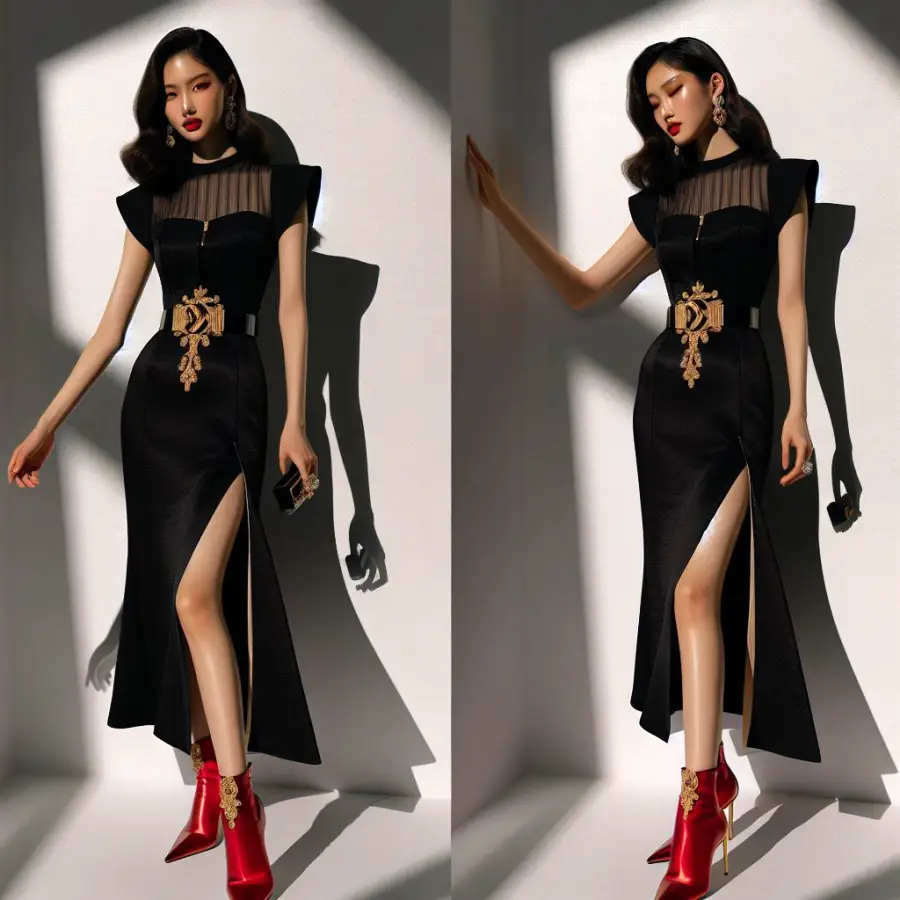 명품 브랜드인 프리다 Prada를 표현한 모델