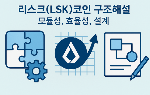 리스크(LSK)코인 구조해설 (모듈성, 효율성, 설계) 이미지