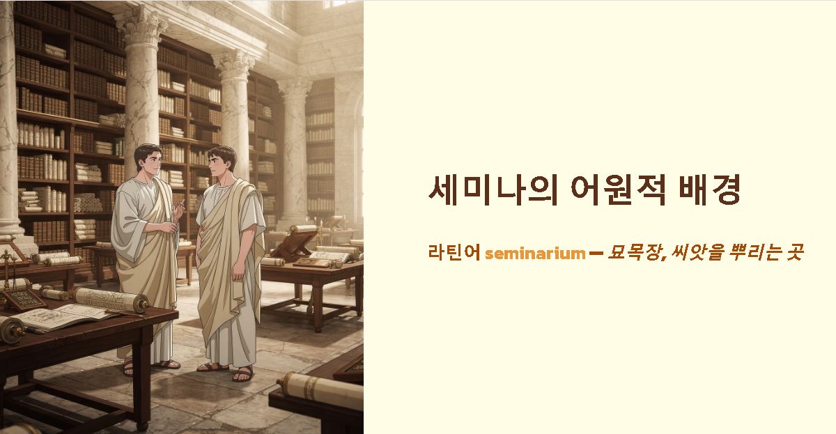세미나 뜻 의미